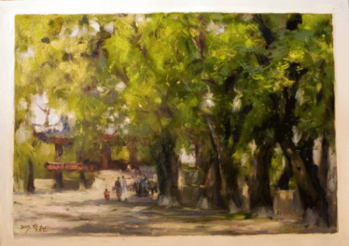 Pavilion in Park Ryon Gang by Tak Hy Hion
